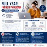 40 online French program