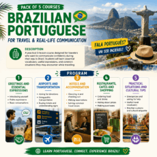 Brazilian Portuguese lessons for travel & real-life