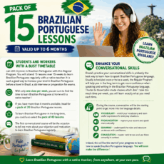 15-lesson course - Brazilian Portuguese Regular Program
