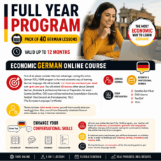 40-lesson course - German FULL YEAR program