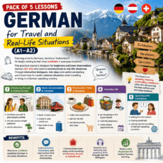 5-lesson course - German for Travel and Real-Life Situations