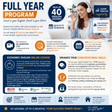 40-lesson course - English FULL YEAR program