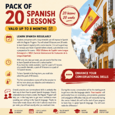 20 Spanish lessons